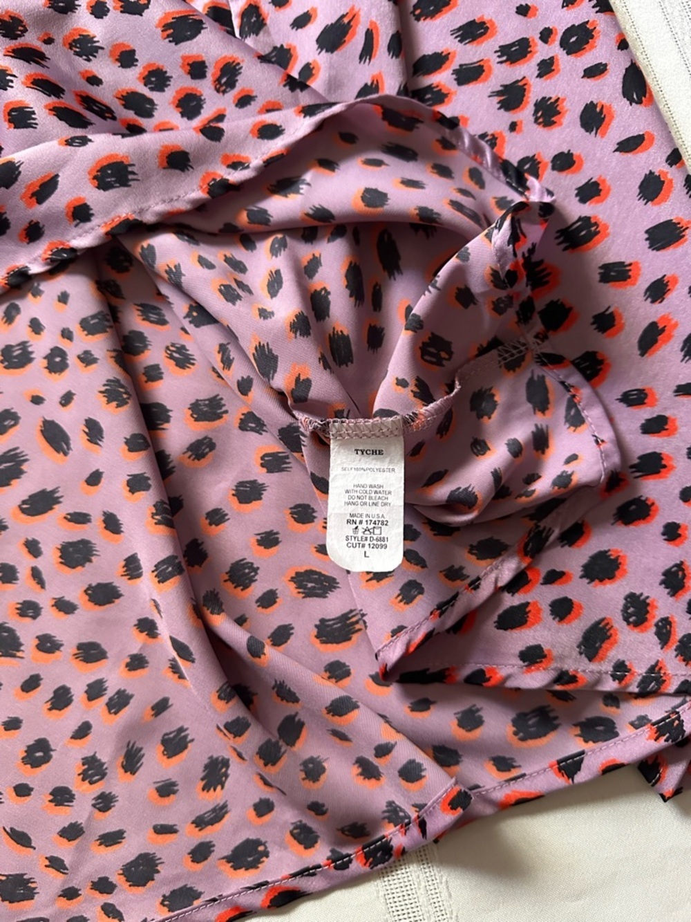 Vici Pink & Black Leopard Print Cutout Knot Maxi Dress Size L - Picture 12 of 12